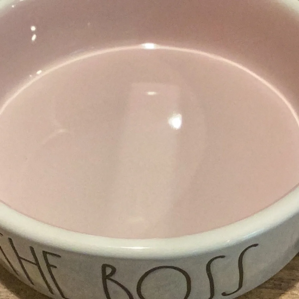 Rae Dunn THE BOSS Pet Bowl